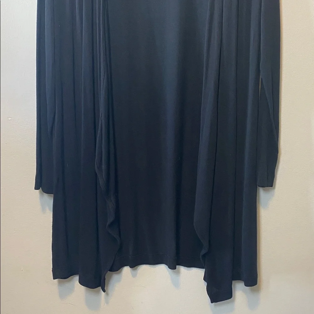 J Jill Wearever‎ Collection Cardigan Women’s XS Black Lightweight Stretch Knit